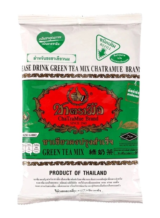 Mix per tè verde al latte ChaTraMue - Number One brand 200g.